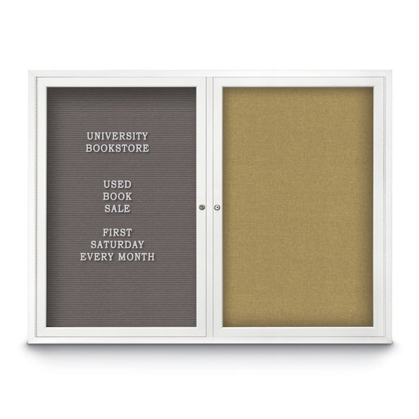 Corkboard, 60"x36", Deep Burgundy/Satin